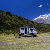 Im N.P. Cotopaxi darf man nur an ausgewiesenen Plätzen übernachten. Aber bei diesen Aussichten machen wir das doch gerne. 
