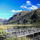 Aussichtspunkt zur Tierbeobachtung im Parque Nacional El Cajas. 
