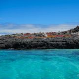Schnorchelgebiet bei der Insel Santiago.
