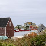 Der kleine Hafen von Peggys Cove. 
