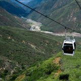 Die 6,4km lange Seilbahn im "Parque Nacional del Chicamocha" führt von der einen Bergflanke auf die andere Seite. Eine richtig gemütliche Art des Reisens.
