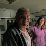 Anita und Werner beim Fremdkochen in Uzab's MAN.
