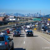 Mit dem Morgenverkehr rollen auch wir rein nach Downtown San Francisco.
