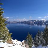 Und weil's so schön ist, nochmals ein Foto vom Crater Lake. 
