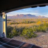 Ausblick aus Moglis Schlafzimmer.
