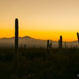 ... und zeigt sich nach Sonnenuntergang nochmals für kurze Zeit in einem vollkommen anderen Licht.
