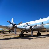 Die Air Force One - das Präsidenten-Flugzeug von John F. Kennedy.
