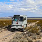 Auf geht's! Wir starten die Durchquerung der Mojave Wüste von Ost nach West auf der ehemaligen Handelsroute der Mojave Indianer, der Mojave Road.
