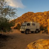 Die dritte Nacht verbringen wir an diesem idyllisch angelegten BLM-Campground, auf halber Strecke der Durchquerung. 
