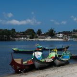Die Wassertaxis sind ein beliebtes Fortbewegungsmittel in Paranagua.
