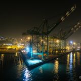 Unseren zweiten Stopp legen wir in Santos (Brasilien) ein, wo wir jedoch den Hafen erst nach Einbruch der Dunkelheit erreichen.
