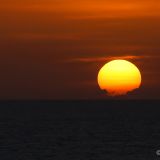 ... einen fantastischen Sonnenuntergang über dem Atlantik.

