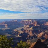 Sonnenuntergang über dem Grand Canyon...
