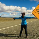 Vorsicht vor dem starken Wind Patagoniens!
