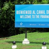 Ein Wahrzeichen des Landes, der berühmte Panamakanal. 

