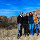 Einen lustigen Tag verbrachten wir zusammen mit Katrin und Martial im Guadalupe Mountains NP. 
