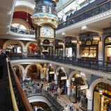 Sydney's edelstes Shopping-Zentrum, das Queen Victoria Building.
