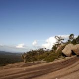 Aussicht vom Bald Rock, dem grössten Granitmonolith der südlichen Hemisphäre. 
