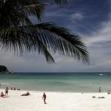 Am "Sunrise Beach" in Koh Phangan finden die berühmt-berüchtigten Fullmoon-Parties statt. Wir können dieses Paradies noch im ruhigen Zustand geniessen. 
