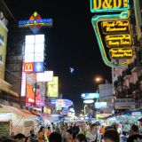 One night in Bangkok...... Nachtleben in der "Khao San Road". 
