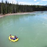 Rafting auf dem Athabasca River
