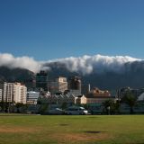 Kapstadt mit dem Tafelberg im Hintergrund...
