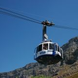 Fahrt mit einer Schweizer Panorama Gondelbahn auf den Tafelberg
