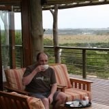 Nachmittags-Tee im Serengeti-Restaurant mit herrlichem Blick in die Weite
